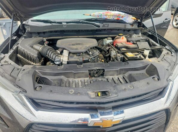 3GNKBCRS9KS569151 2019 CHEVROLET BLAZER Charcoal Vista del compartimento del motor