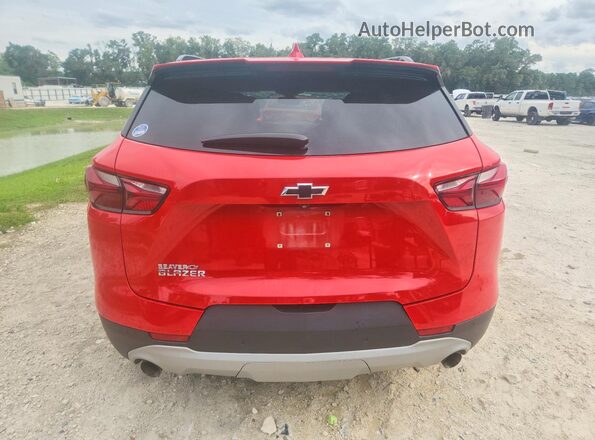 3GNKBCRS9MS573185 2021 CHEVROLET BLAZER Red Widok z tyłu