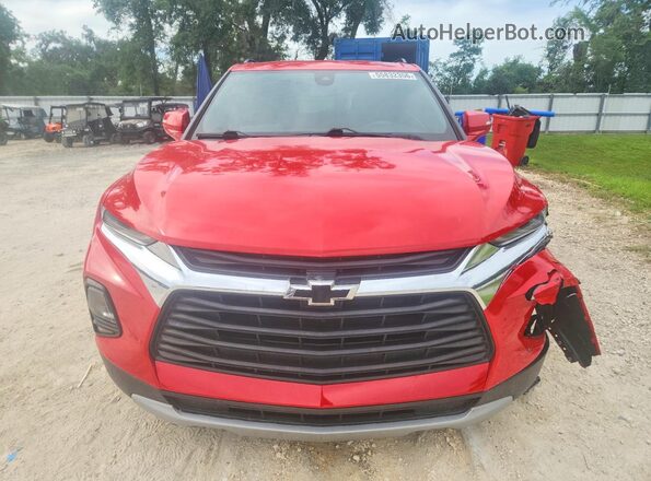 3GNKBCRS9MS573185 2021 CHEVROLET BLAZER Red Widok z przodu