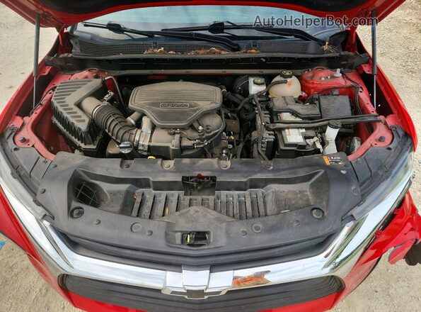 3GNKBCRS9MS573185 2021 CHEVROLET BLAZER Red Widok komory silnika