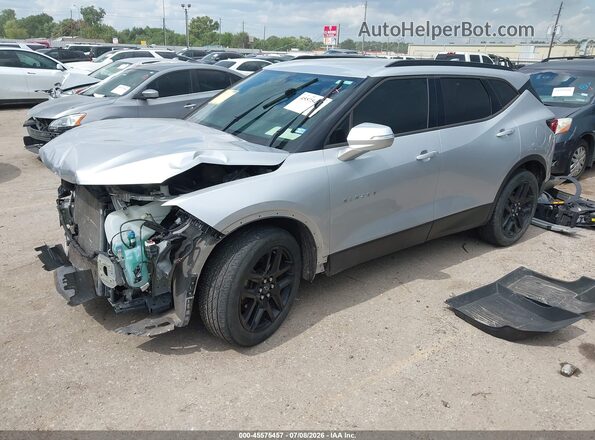 3GNKBCRSXLS600036 2020 CHEVROLET BLAZER Gray წინა მარცხენა ხედი სამი მეოთხედიდან