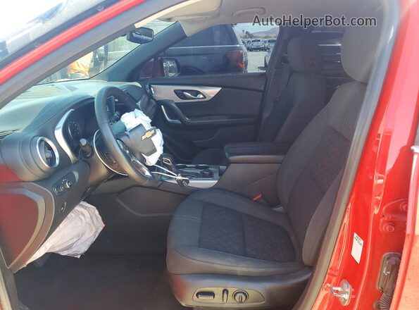 3GNKBCRSXMS516543 2021 CHEVROLET BLAZER Red Widok wnętrza z przodu
