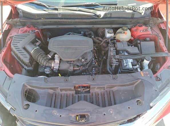 3GNKBCRSXMS516543 2021 CHEVROLET BLAZER Red Widok komory silnika
