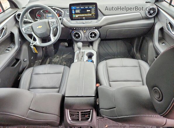 3GNKBDR49RS277386 2024 CHEVROLET BLAZER Red Vista del salpicadero