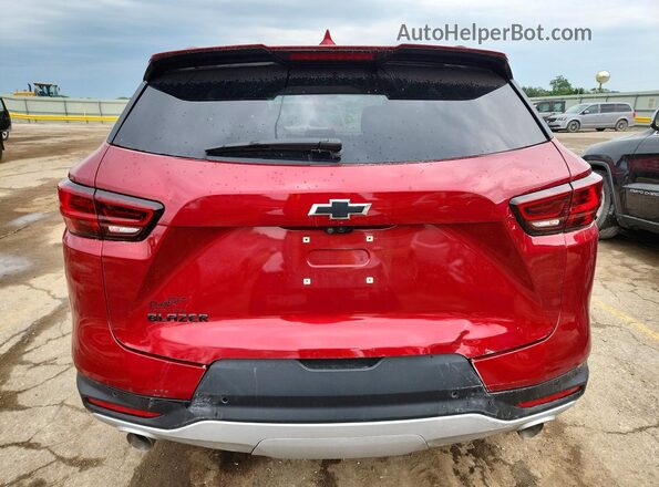 3GNKBDR49RS277386 2024 CHEVROLET BLAZER Red Vista trasera