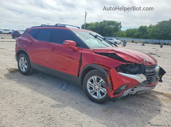 3GNKBDRS3MS574578 2021 CHEVROLET BLAZER Красный Передняя правая четверть