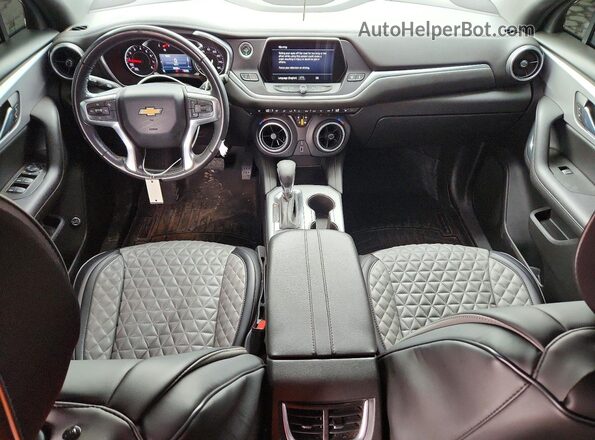 3GNKBDRS9MS535669 2021 CHEVROLET BLAZER Black Dashboard view
