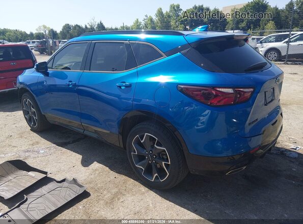 3GNKBERS0LS549187 2020 CHEVROLET BLAZER Синий Задняя левая четверть