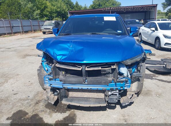 3GNKBERS0LS549187 2020 CHEVROLET BLAZER Синий Вид задней части салона