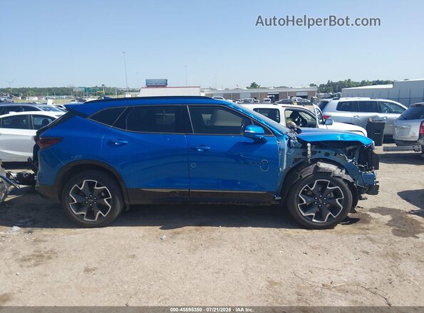 3GNKBERS0LS549187 2020 CHEVROLET BLAZER Синий Панорамный вид салона 360°