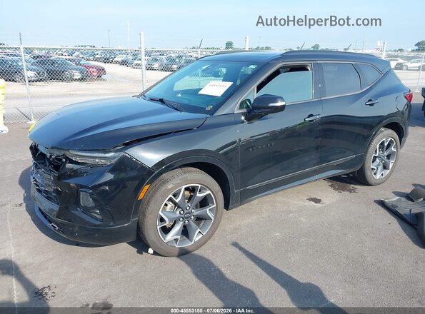 3GNKBERS0MS510892 2021 CHEVROLET BLAZER Black Front left
