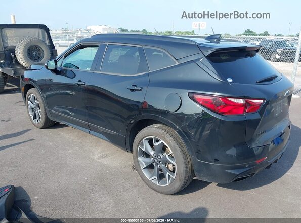 3GNKBERS0MS510892 2021 CHEVROLET BLAZER Black Rear left