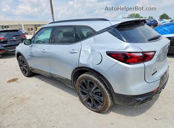 3GNKBERS0NS176350 2022 CHEVROLET BLAZER Серебряный Задняя левая четверть