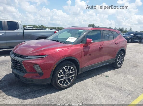 3GNKBERS0SS198358 2025 CHEVROLET BLAZER Red 