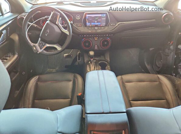 3GNKBERS1LS591514 2020 CHEVROLET BLAZER Black წინა პანელის ხედი
