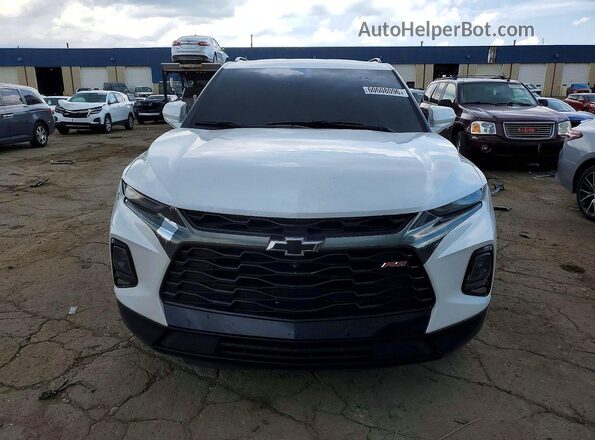 3GNKBERS1MS531153 2021 CHEVROLET BLAZER White წინა ხედი