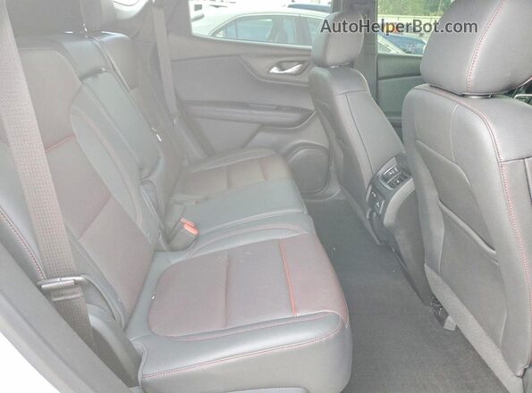 3GNKBERS1MS531153 2021 CHEVROLET BLAZER White უკანა სალონის ხედი