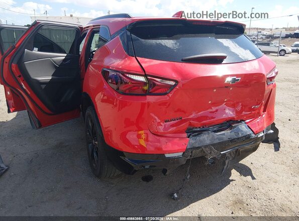 3GNKBERS1MS575105 2021 CHEVROLET BLAZER Красный Вид спереди