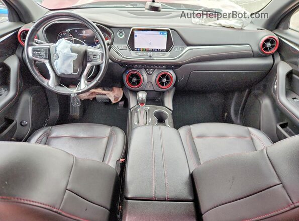 3GNKBERS2LS666947 2020 CHEVROLET BLAZER Red წინა პანელის ხედი