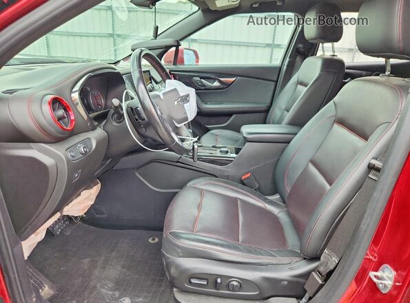 3GNKBERS2LS666947 2020 CHEVROLET BLAZER Red წინა სალონის ხედი