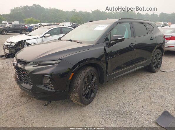 3GNKBERS2MS521795 2021 CHEVROLET BLAZER Black Front left