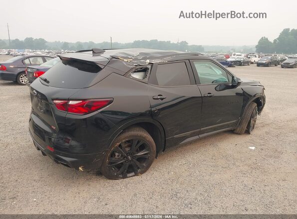3GNKBERS2MS521795 2021 CHEVROLET BLAZER Black Rear right