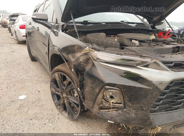 3GNKBERS2MS521795 2021 CHEVROLET BLAZER Black Front view