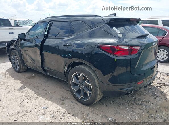 3GNKBERS2MS526902 2021 CHEVROLET BLAZER Black Trasero izquierdo