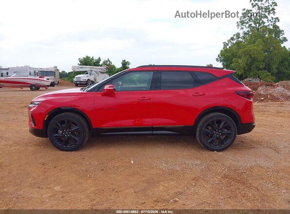3GNKBERS3LS546333 2020 CHEVROLET BLAZER Red სალონის 360-გრადუსიანი ხედი