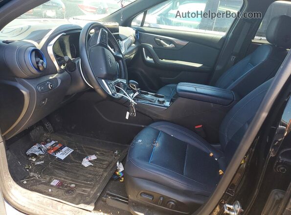 3GNKBERS3PS109955 2023 CHEVROLET BLAZER Black Вид салону спереду