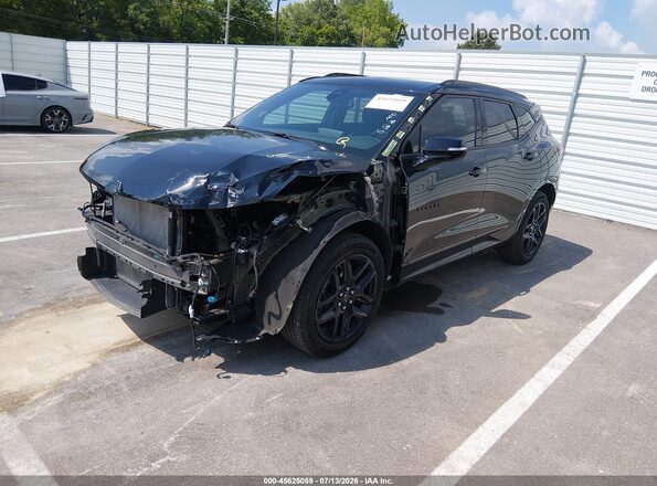 3GNKBERS3SS109852 2025 CHEVROLET BLAZER Черный Передняя левая четверть