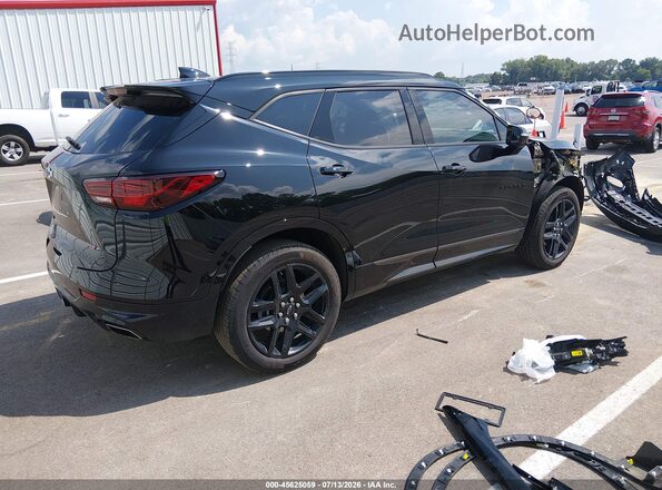 3GNKBERS3SS109852 2025 CHEVROLET BLAZER Черный Задняя правая четверть