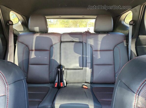 3GNKBERS4KS688740 2019 CHEVROLET BLAZER Red უკანა სავარძლების ხედი