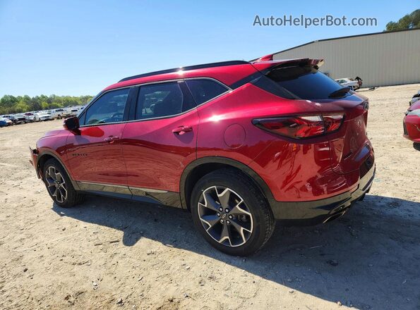 3GNKBERS4KS688740 2019 CHEVROLET BLAZER Red უკანა მარცხენა