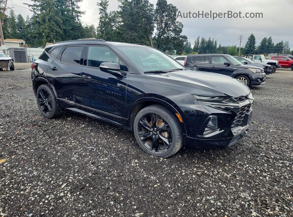 3GNKBERS5KS687984 2019 CHEVROLET BLAZER Черный Передняя правая четверть