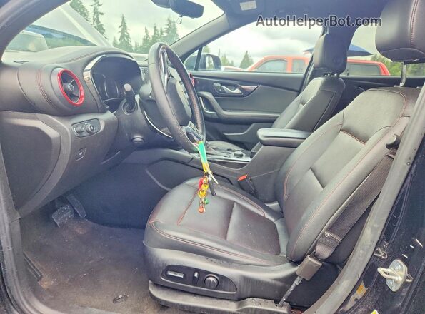 3GNKBERS5KS687984 2019 CHEVROLET BLAZER Черный Вид салона спереди