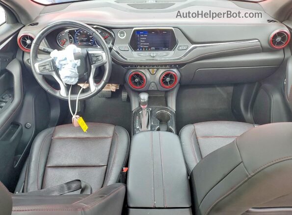 3GNKBERS5LS539402 2020 CHEVROLET BLAZER Red Vista del salpicadero