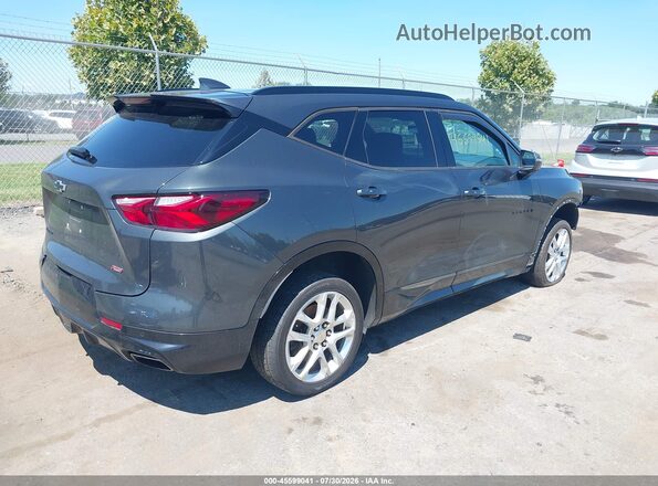 3GNKBERS5LS541716 2020 CHEVROLET BLAZER Gray Trasero derecho