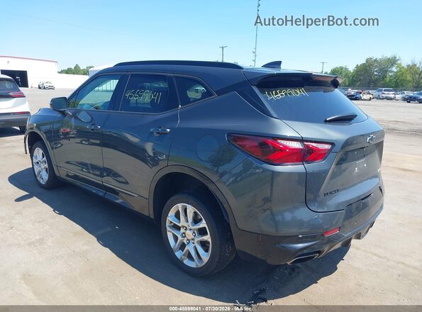 3GNKBERS5LS541716 2020 CHEVROLET BLAZER Gray Trasero izquierdo