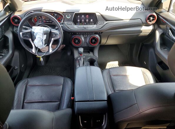 3GNKBERS5LS576353 2020 CHEVROLET BLAZER Черный Вид панели приборов