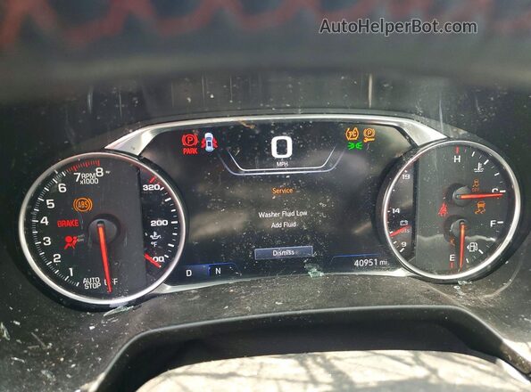 3GNKBERS6MS508788 2021 CHEVROLET BLAZER Blue Vista del cuadro de instrumentos