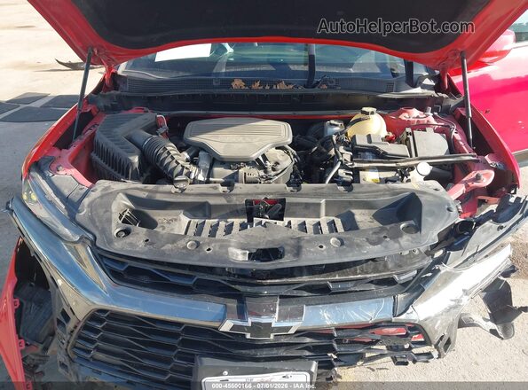 3GNKBERS7MS558292 2021 CHEVROLET BLAZER Red Vista trasera
