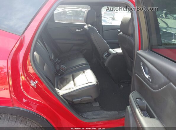 3GNKBERS7MS558292 2021 CHEVROLET BLAZER Red Vista de la etiqueta del VIN