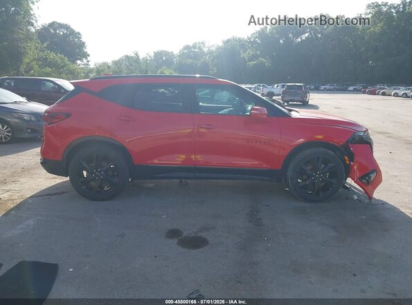 3GNKBERS7MS558292 2021 CHEVROLET BLAZER Red Vista interior de 360 grados