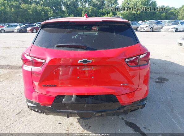 3GNKBERS7MS558292 2021 CHEVROLET BLAZER Red 