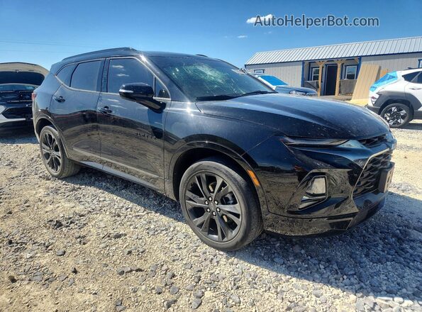 3GNKBERS7NS211739 2022 CHEVROLET BLAZER Черный Передняя правая четверть