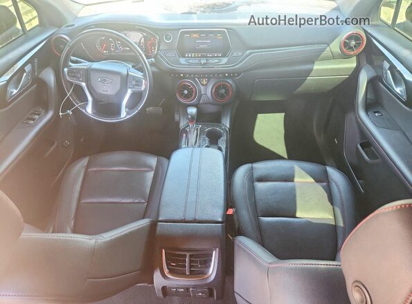 3GNKBERS7NS211739 2022 CHEVROLET BLAZER Черный Вид панели приборов