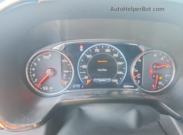 3GNKBERS7NS211739 2022 CHEVROLET BLAZER Черный Вид щитка приборов