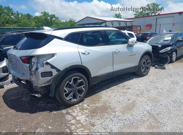 3GNKBERS8KS676946 2019 CHEVROLET BLAZER Silver Հետևի աջ