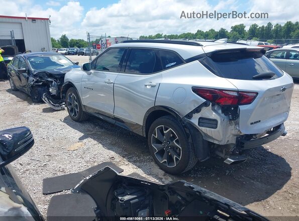3GNKBERS8KS676946 2019 CHEVROLET BLAZER Silver Հետևի ձախ